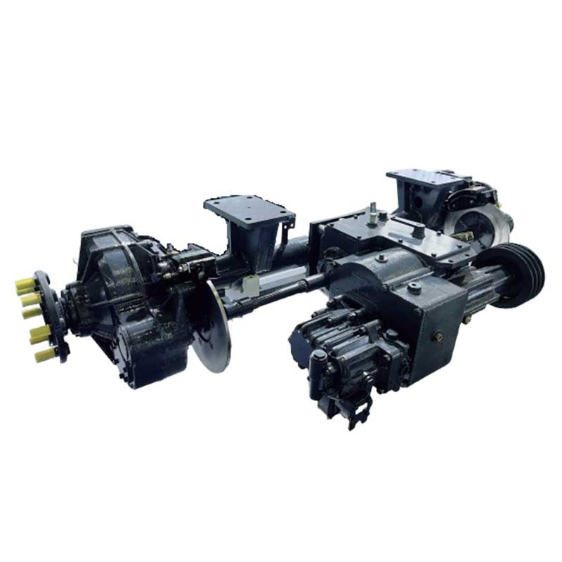 Eixo diferencial da colheitadeira de grãos